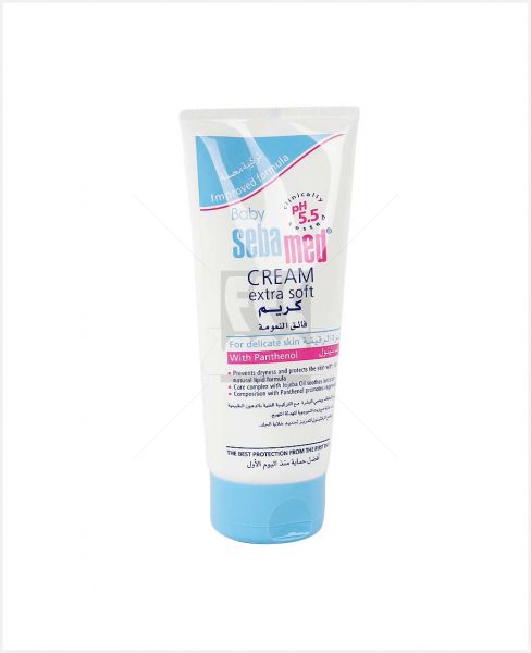 SEBAMED BABY CREAM EXTRA SOFT 200ML