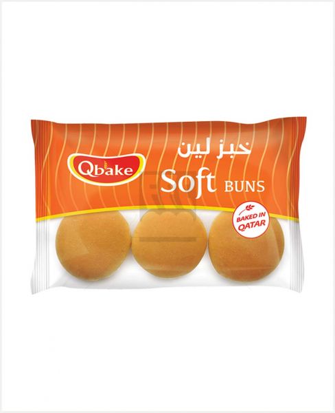 QBAKE SOFT BUNS 6PCS 420GM