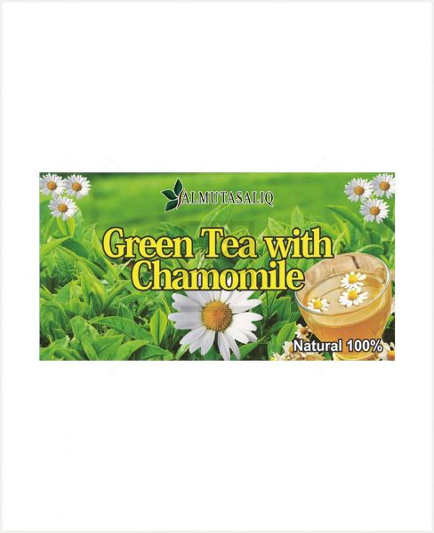 AL MUTASLIQ GREEN TEA WITH CHAMOMILE 30BAG 60GM