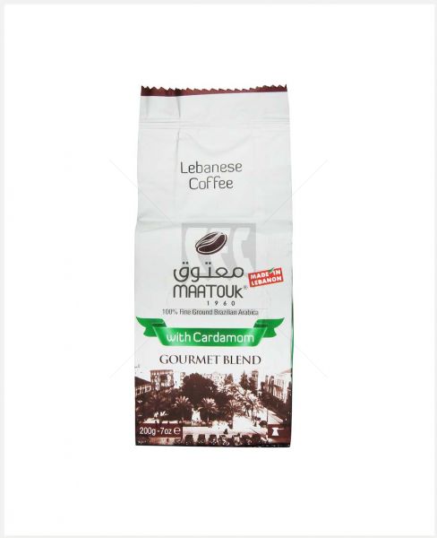 MAATOUK LEBANESE CARDAMOM (GOURMET BLEND) COFFEE 200GM