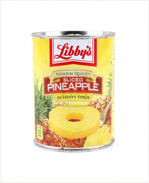 LIBBY'S SLICED PINEAPPLE IN SYRUP 570GM
