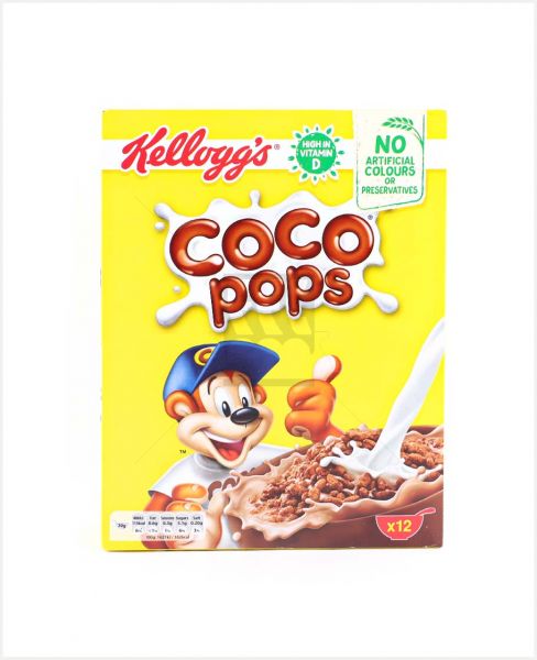 KELLOGG'S COCO POPS TOASTED RICE 375GM
