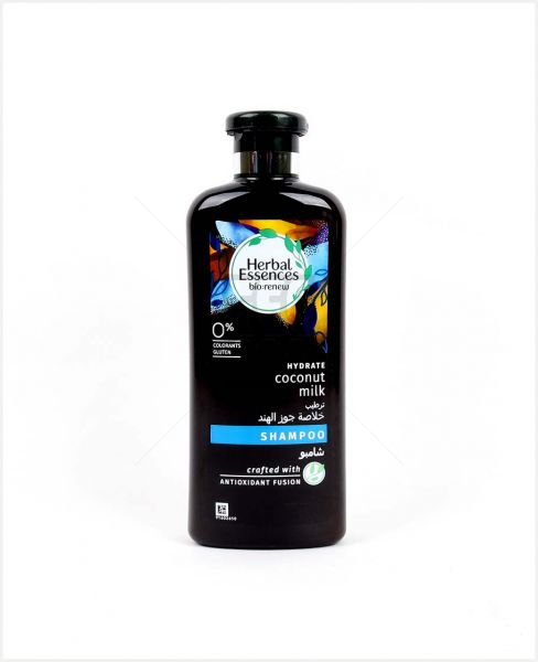 HERBAL ESSENCES HYDRATE COCONUT MILK SHAMPOO 400ML