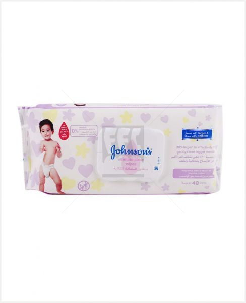 JOHNSON'S ULTIMATE CLEAN BABY WIPES 48'S
