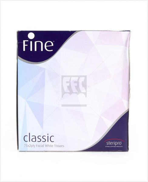 FINE CLASSIC FACIAL TISSUE CUBIC 75 X2PLY