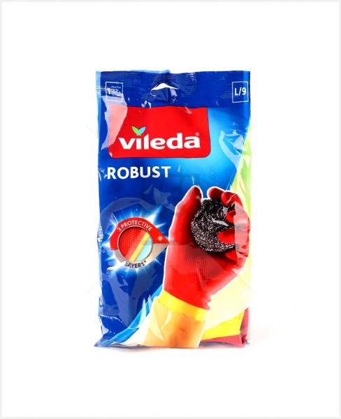 VILEDA RUBBER GLOVES PROTECTOR/TOUGHIES LARGE