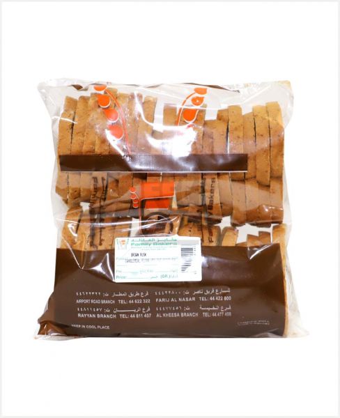 FAMILY BAKERS BROWN RUSK 400GM