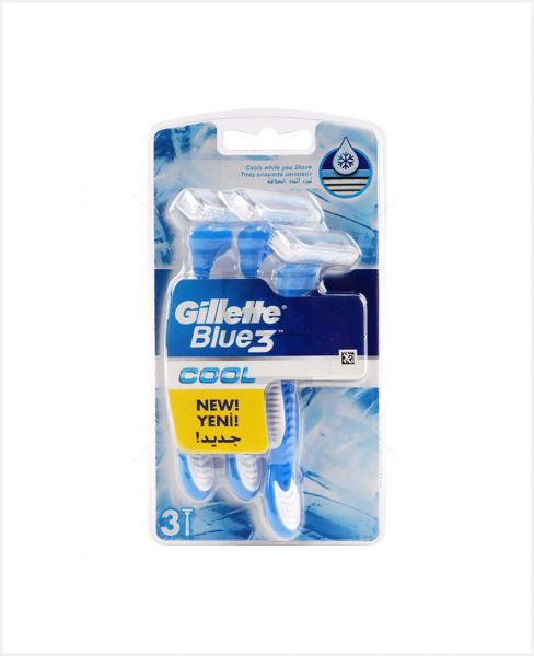 GILLETTE BLUE3 COOL 3PCS #GG254-0