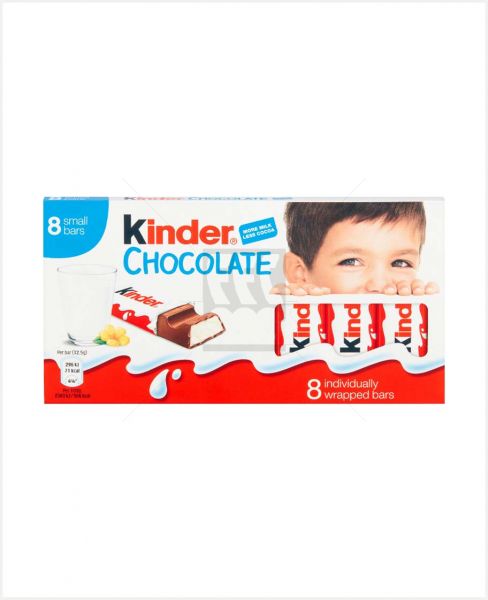 KINDER MILK COCO CHOCOLATE 8BARS 100GM