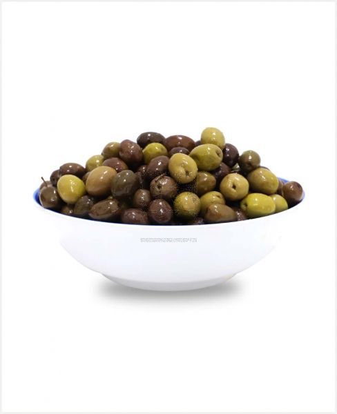 LEBANON BLACK AND GREEN OLIVES MIX IN OIL