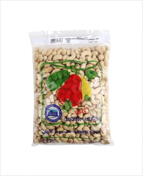 HOME LINE CASHEW NUTS LARGE 1KG