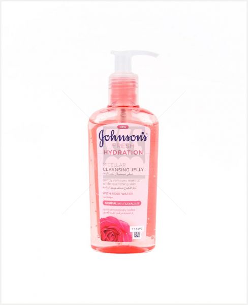 JOHNSON'S MICELLAR CLEANSING JELLY W/ ROSE WATER 200ML