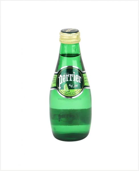 PERRIER SPARKLING MINERAL WATER W/LIME 200ML