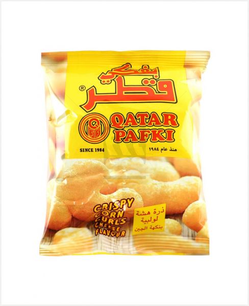 Qatar Pafki Crispy Corn Curls Cheese Flavour 15gm