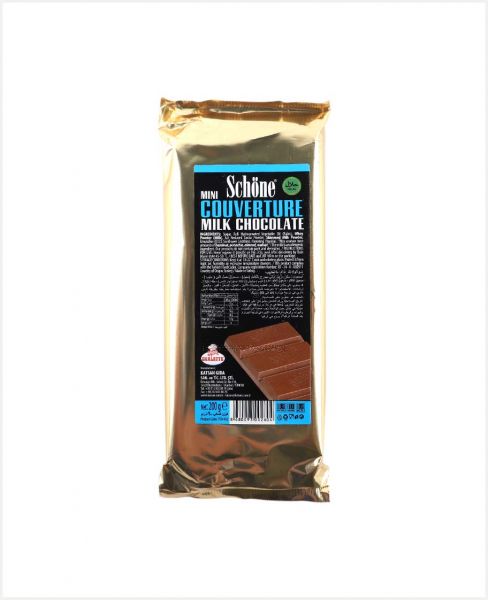 SCHONE MINI COUVERTURE MILK CHOCOLATE 200GM