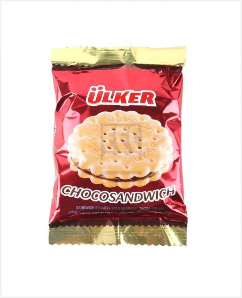 ULKER CHOCO SANDWICH BISCUIT W/H.NUT COCOA CREAM 28GM