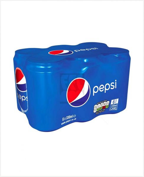 PEPSI CAN 330ML 6PACK