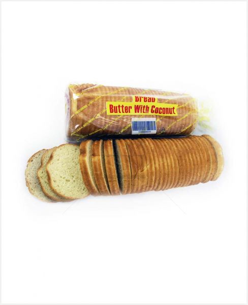 NAPOLI BAKERIES BUTTER BREAD WITH COCONUT SLICES 450GM