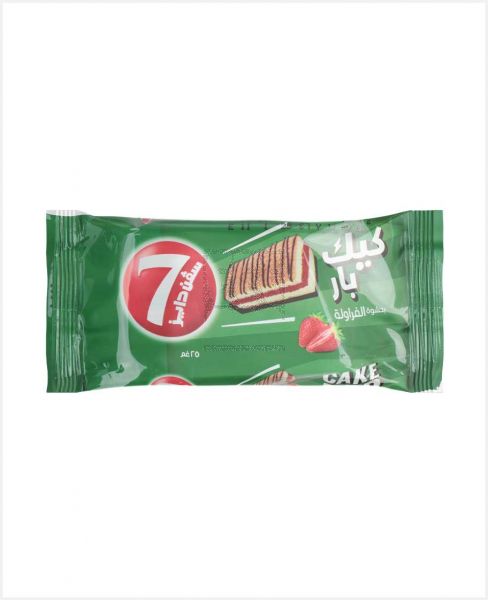 7DAYS CAKE BAR WITH STRAWBERRY FILLING 25GM