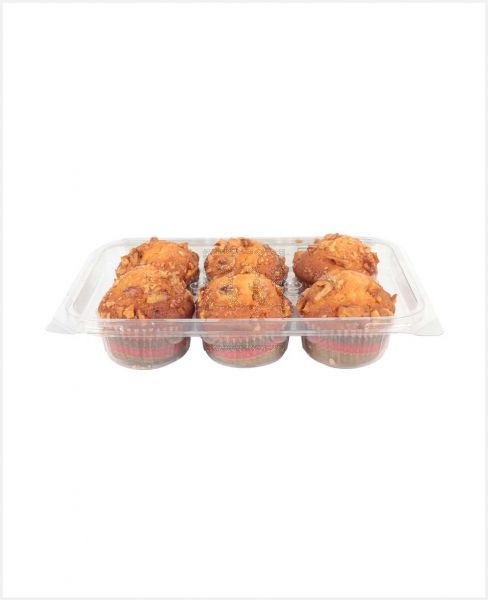 FAMILY BAKERS WALNUT MUFFIN 6PCS