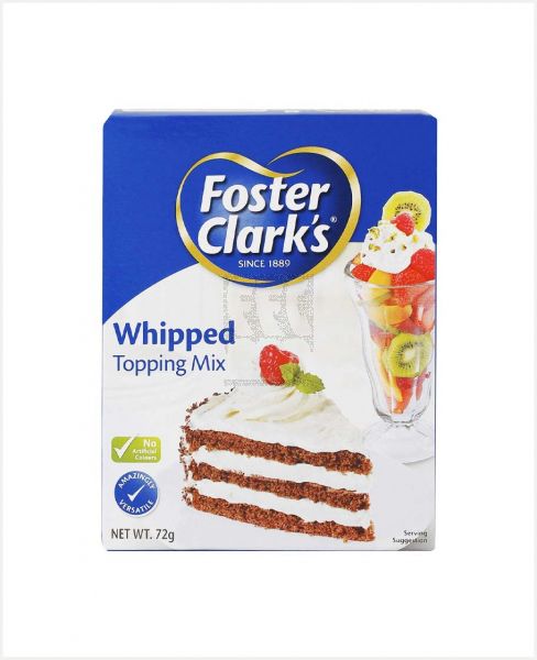 FOSTER CLARK'S WHIPPED TOPPING MIX 72GM