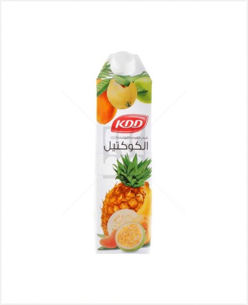 KDD COCKTAIL FRUIT JUICE 1LTR