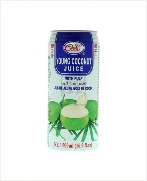 ICE COOL YOUNG COCONUT JUICE W/PULP 500ML