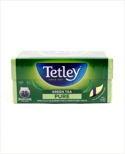 TETLEY DRAWSTRING PURE GREEN TEA 25X1.5GM (37.5GM)