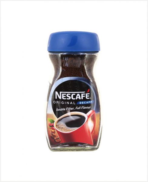 NESTLE NESCAFE ORIGINAL DECAFF COFFEE 200GM