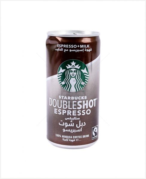 STARBUCKS DOUBLE SHOT ESPRESSO COFFEE DRINK 200ML