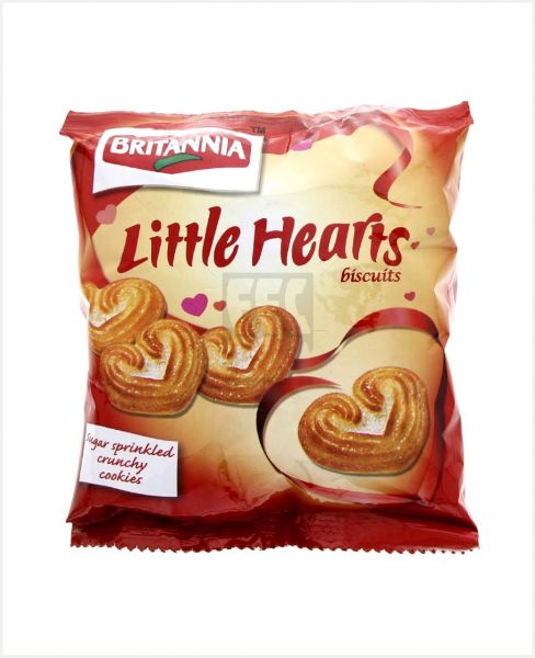 Britannia Little Hearts Biscuits 50.5gm