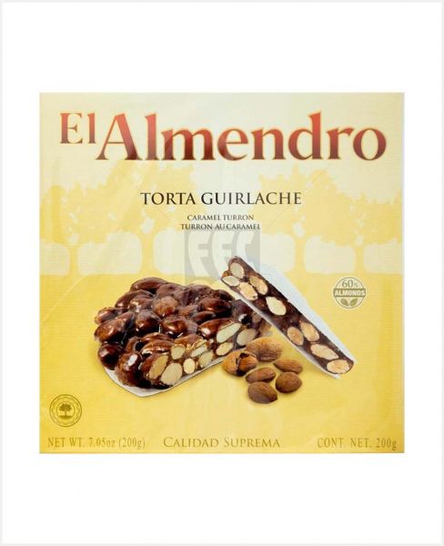 EL ALMENDRO TORTA GUIRLACHE CARAMEL TURRON 200GM