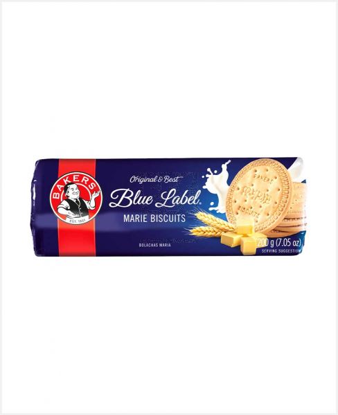 BAKERS ORIGINAL BLUE LABEL MARIE BISCUITS 200GM