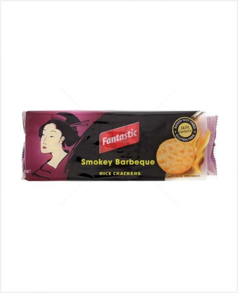 FANTASTIC SMOKEY BARBEQUE RICE CRACKERS 100GM
