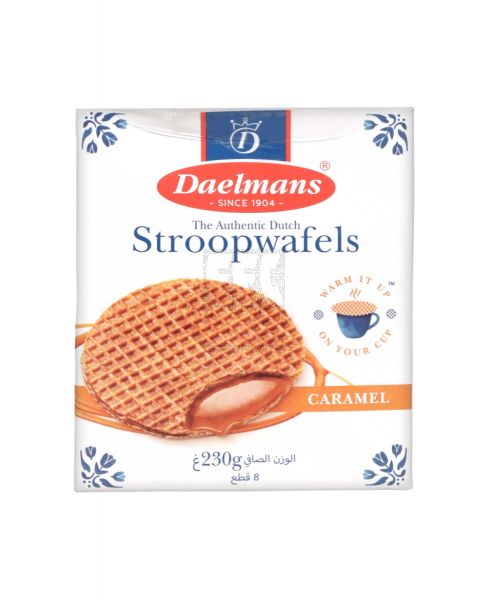 DAELMANS DUTCH DELIGHT CARAMEL WAFFLES 230GM