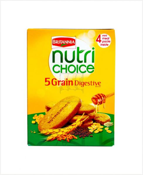 BRITANNIA NUTRI CHOICE 5 GRAIN BISCUITS 200GM