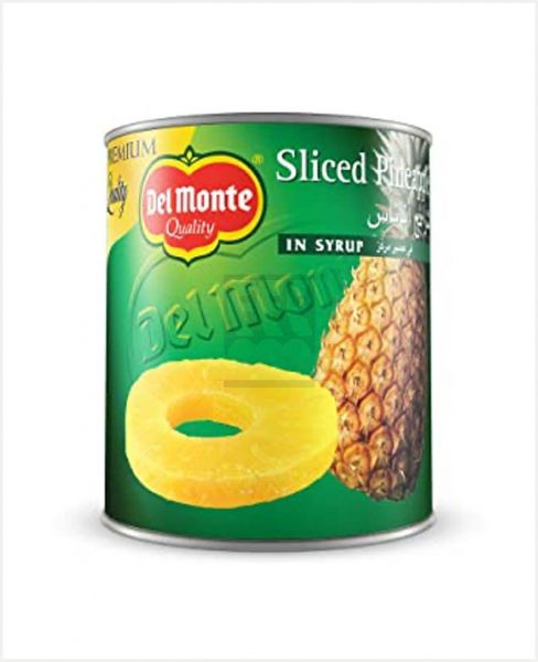 DEL MONTE SLICED PINEAPPLE IN SYRUP 836GM