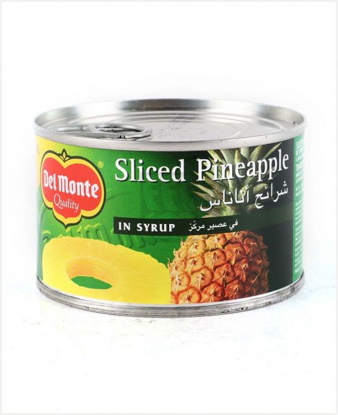 DEL MONTE SLICED PINEAPPLE IN SYRUP 234GM