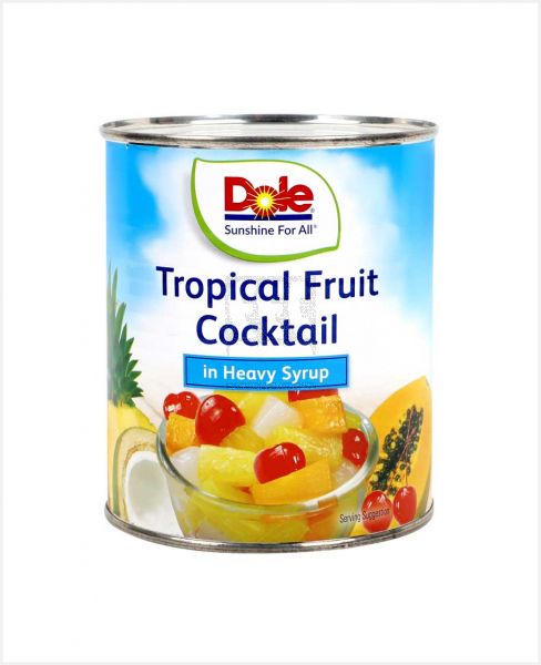 DOLE TROPICAL FRUIT COCKTAIL IN HEAVY SYRUP 836GM