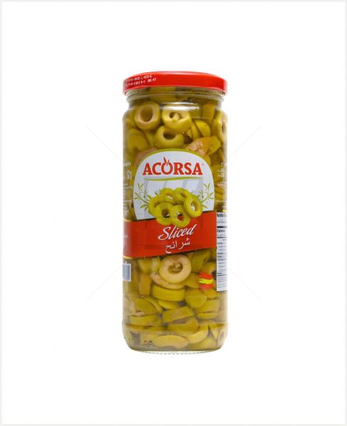 ACORSA SLICED GREEN OLIVES DW-230GM