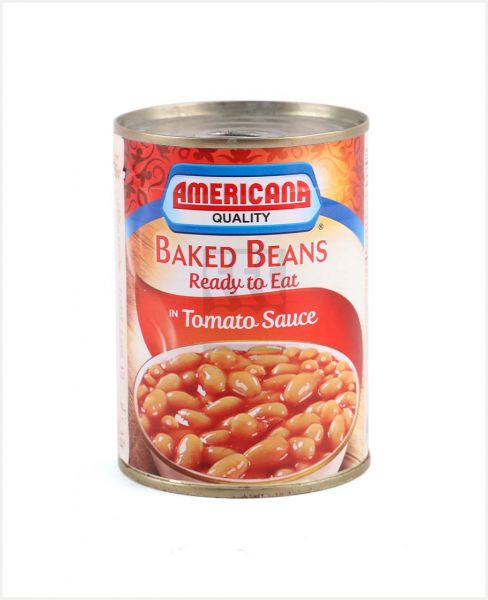 AMERICANA BAKED BEANS IN TOMATO SAUCE 400GM