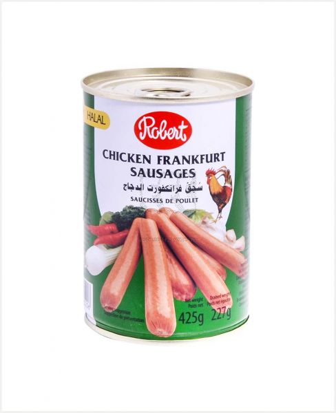 ROBERT CHIKN FRANKFRUT SAUSAGES 425G(227GM)