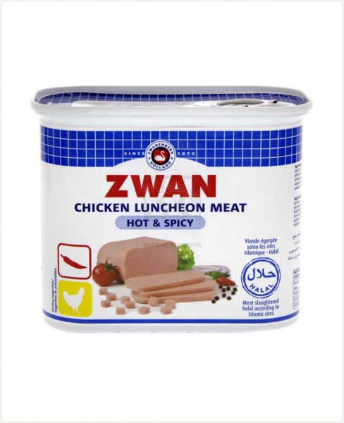 ZWAN CHICKEN LUNCHEON MEAT HOT 340GM