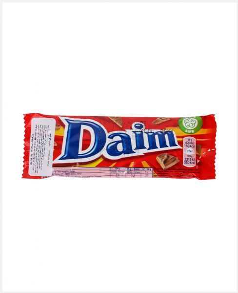 DAIM CHOCOLATE BAR 28GM