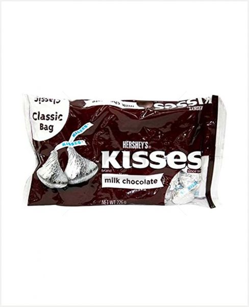 HERSHEY'S KISSES MILK CHOCOLATE 226GM
