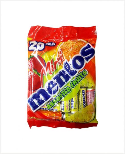 MINI MENTOS CHEWY DRAGEES ASSORTED 250G