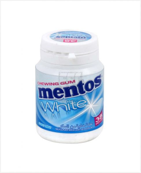 MENTOS WHITE CHEWING GUM SWEET MINT 54GM
