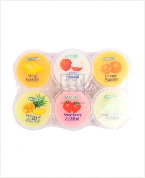 COCON TROPICAL FRUITS PUDDING W/NATA DE COCO ASSORTED 80GM