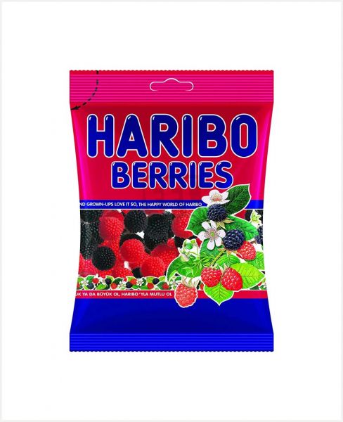 HARIBO BERRIES JELLY CANDY 80GM