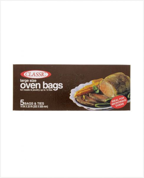 CLASSIC OVEN BAGS  LARGE 14" X20" 5'S